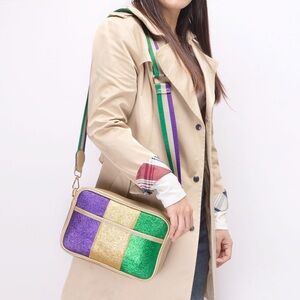 Colorful Glitter Crossbody Bag